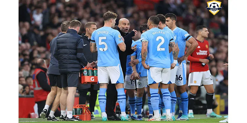 Pep Guardiola chỉ dẫn nhanh vị trí cầu thủ Man City