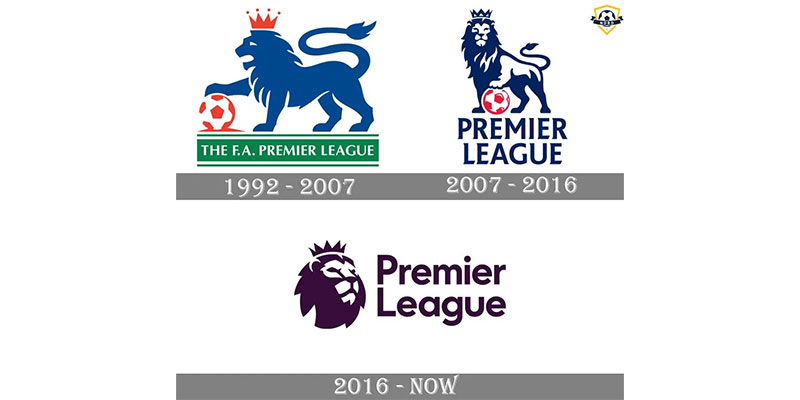 Logo Premier League qua từng thời kỳ